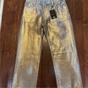 Levi's Silver Straight Leg Jeans